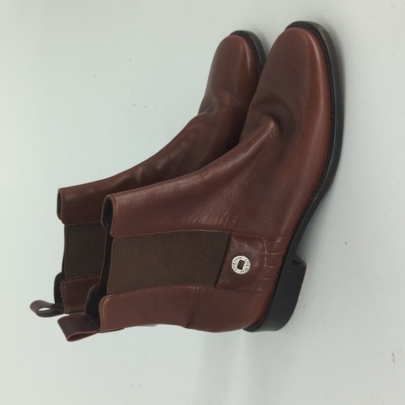 Cole Haan Leather Ankle Chelsea Riding Boots Brown 6B ranch preppy classic - Picture 2 of 14
